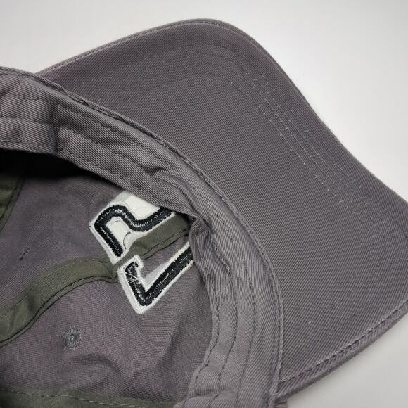 57 Slideback Baseball Cap Gray One Size Adjustatble Embroidered Cap America - Picture 8 of 9